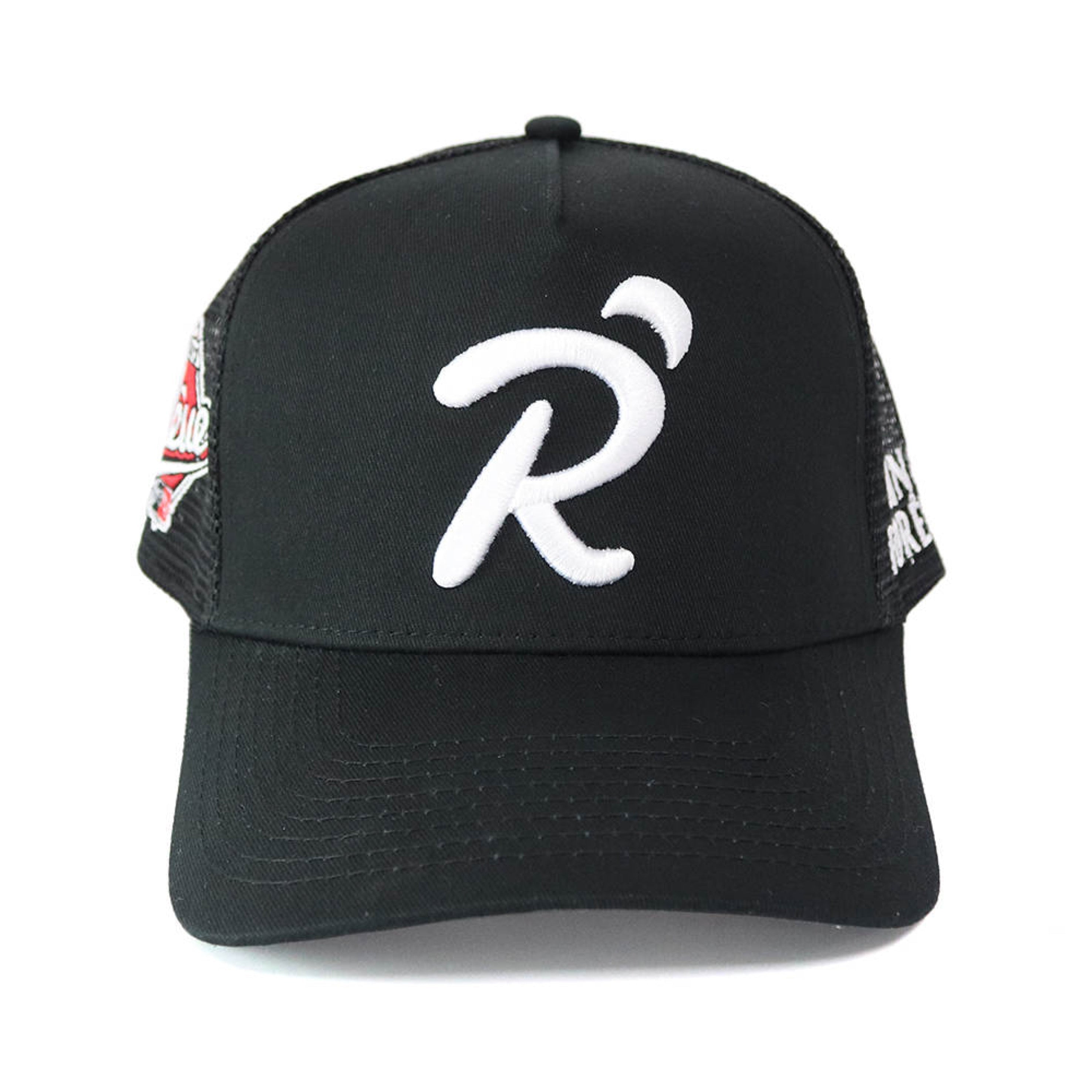 R SCRIPT TRUCKER HATS
