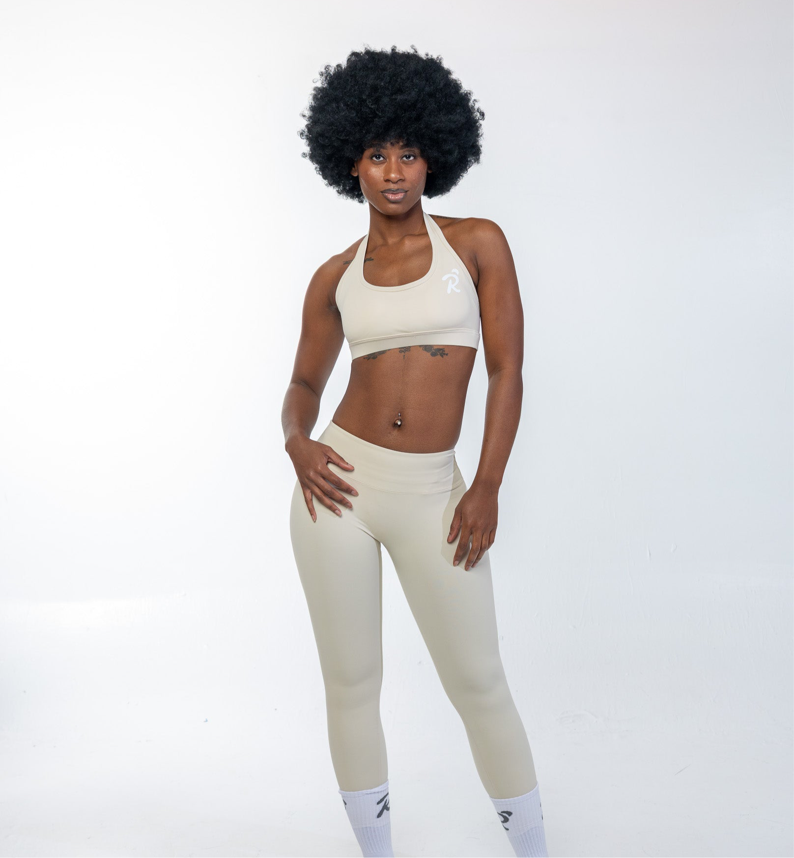 Rêve Statement Legging - IVORY-3