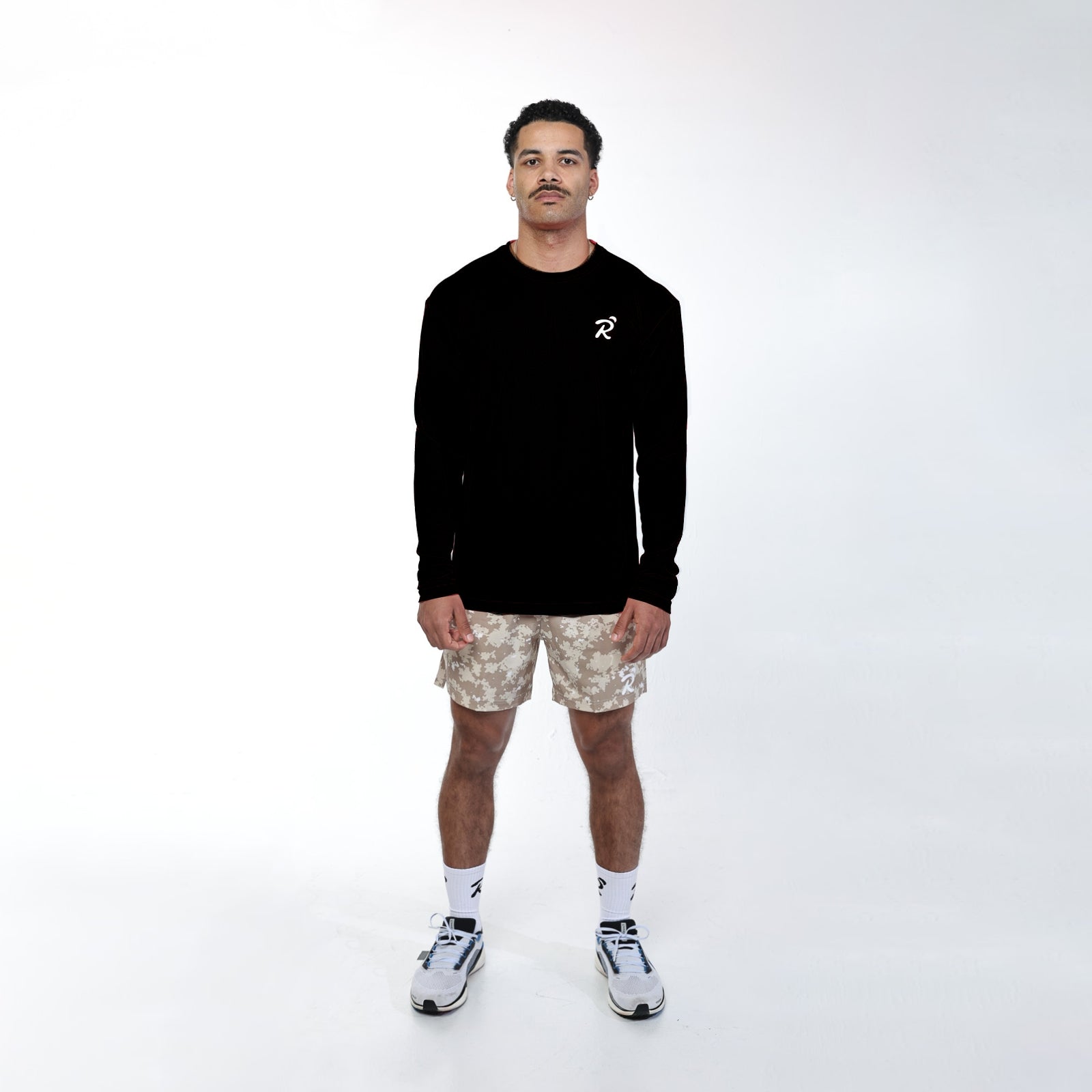 R ACTIVE LONG SLEEVE - BLACK