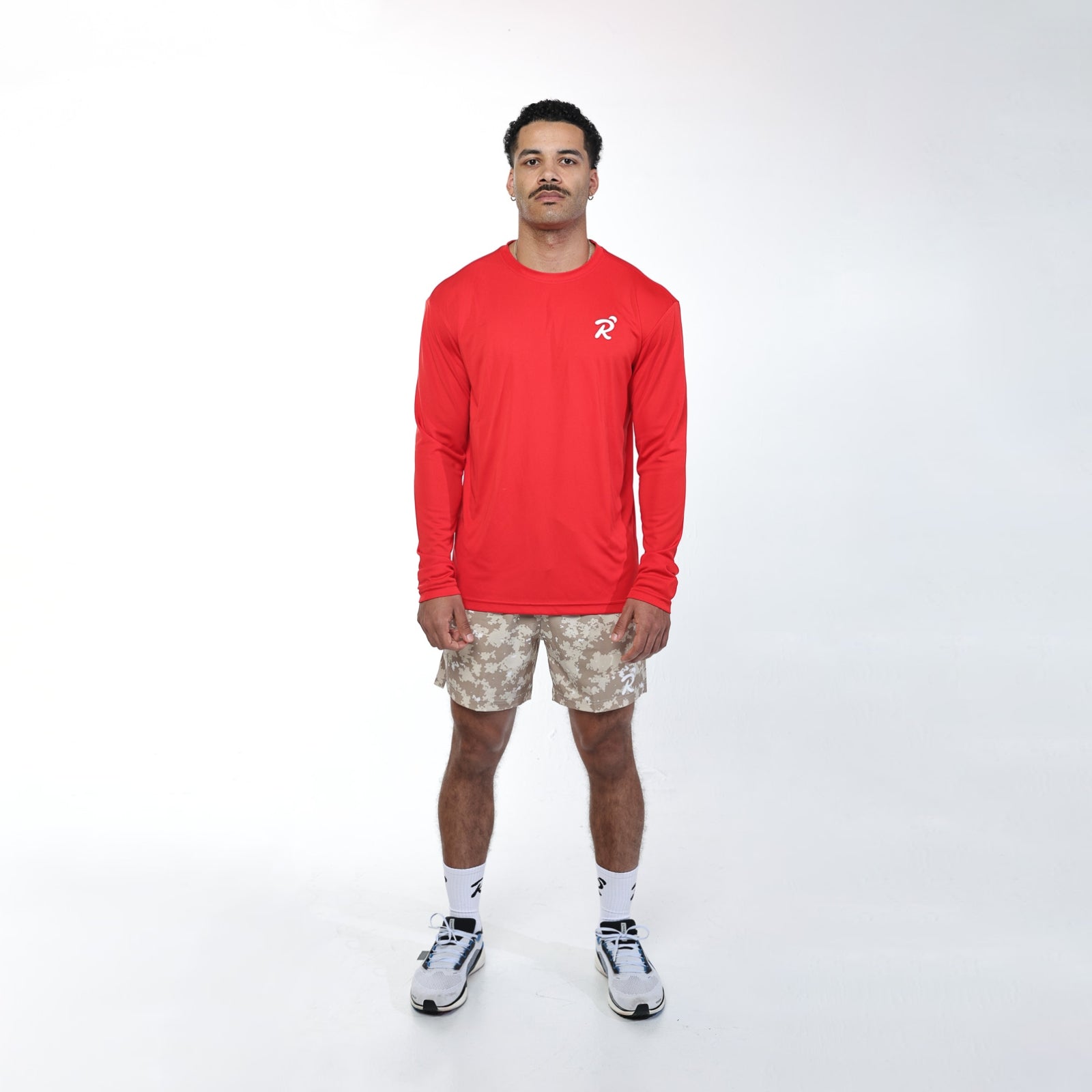 R ACTIVE LONG SLEEVE - RED