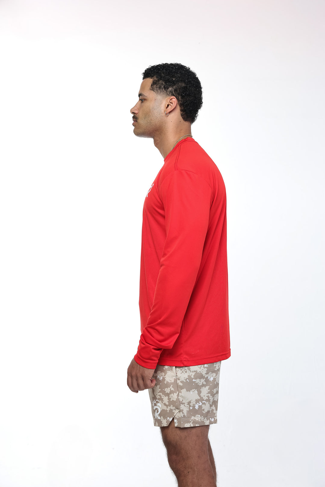 R ACTIVE LONG SLEEVE - RED