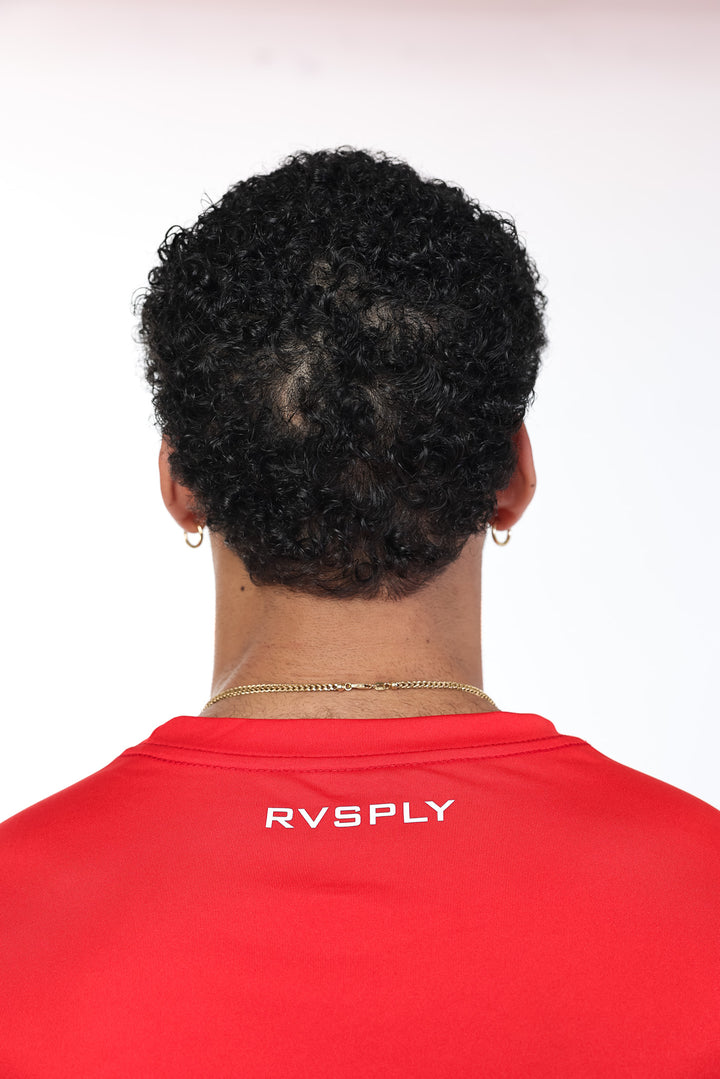 R ACTIVE LONG SLEEVE - RED