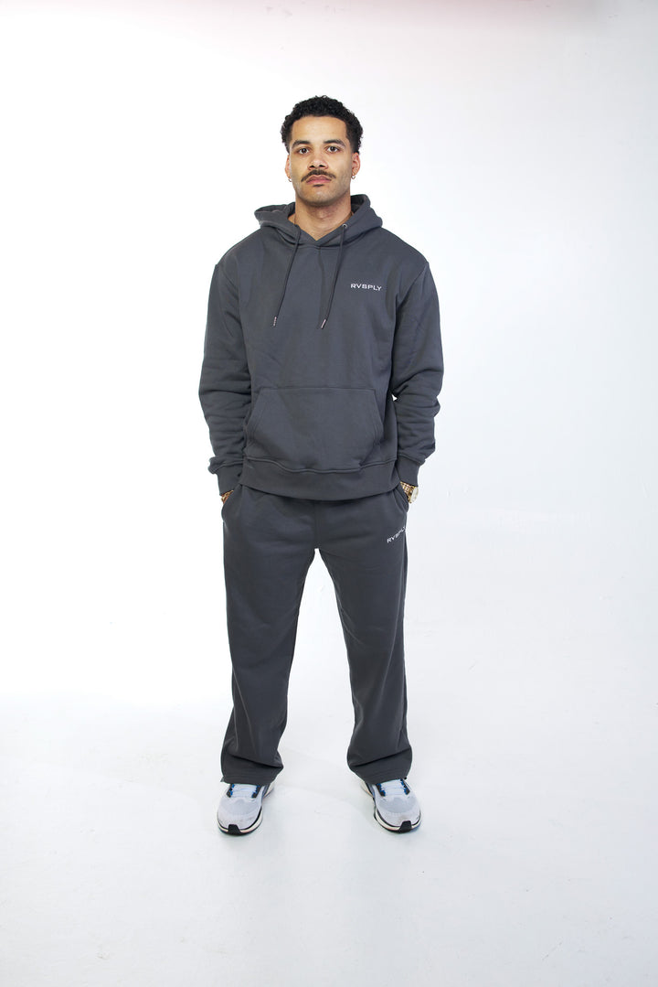 RVSPLY Oversized HOODIE - GRAPHITE GRAY