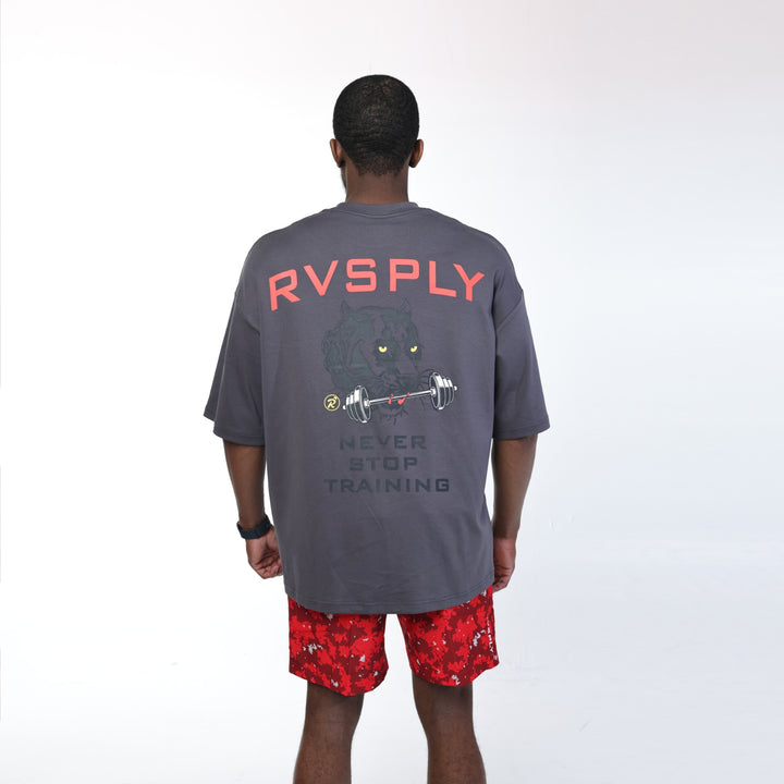 RVSPLY OVERSIZED TEE - Graphite Gray