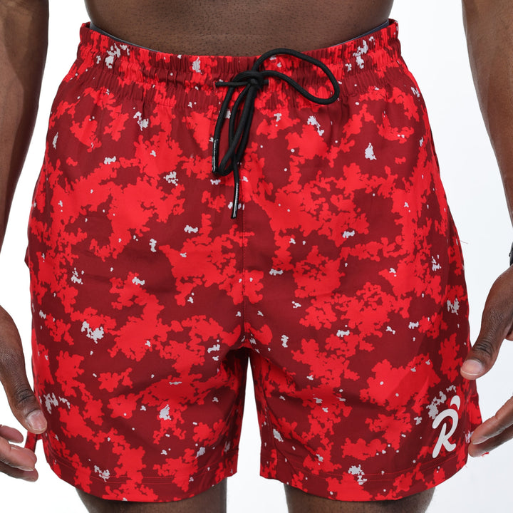 FLOW 5” SHORT - Red Camo