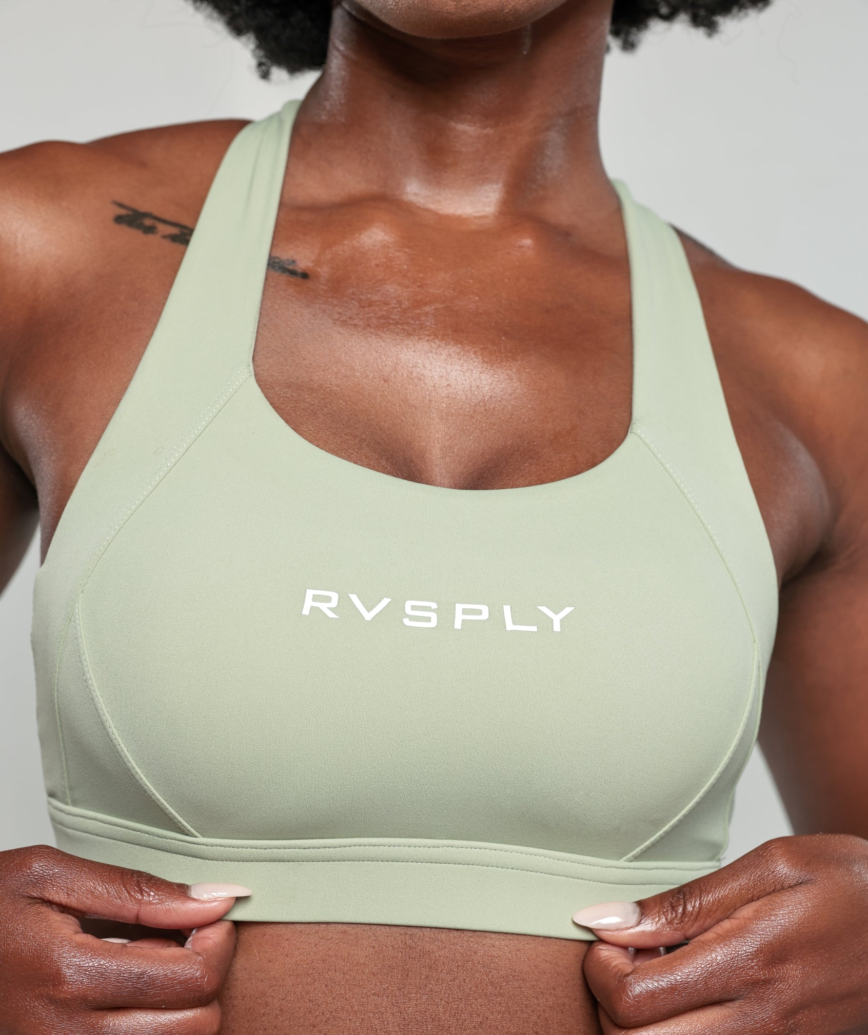 Serene Sports Bra - Sage-2