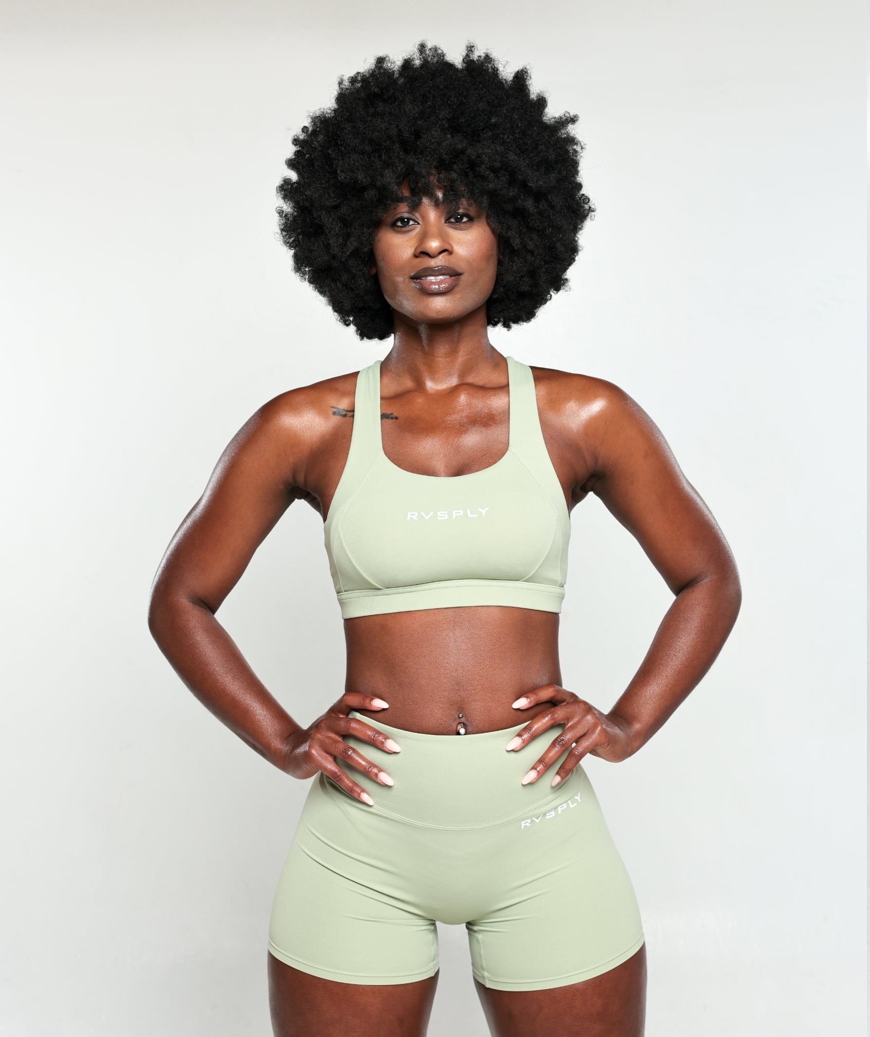 Serene Sports Bra - Sage