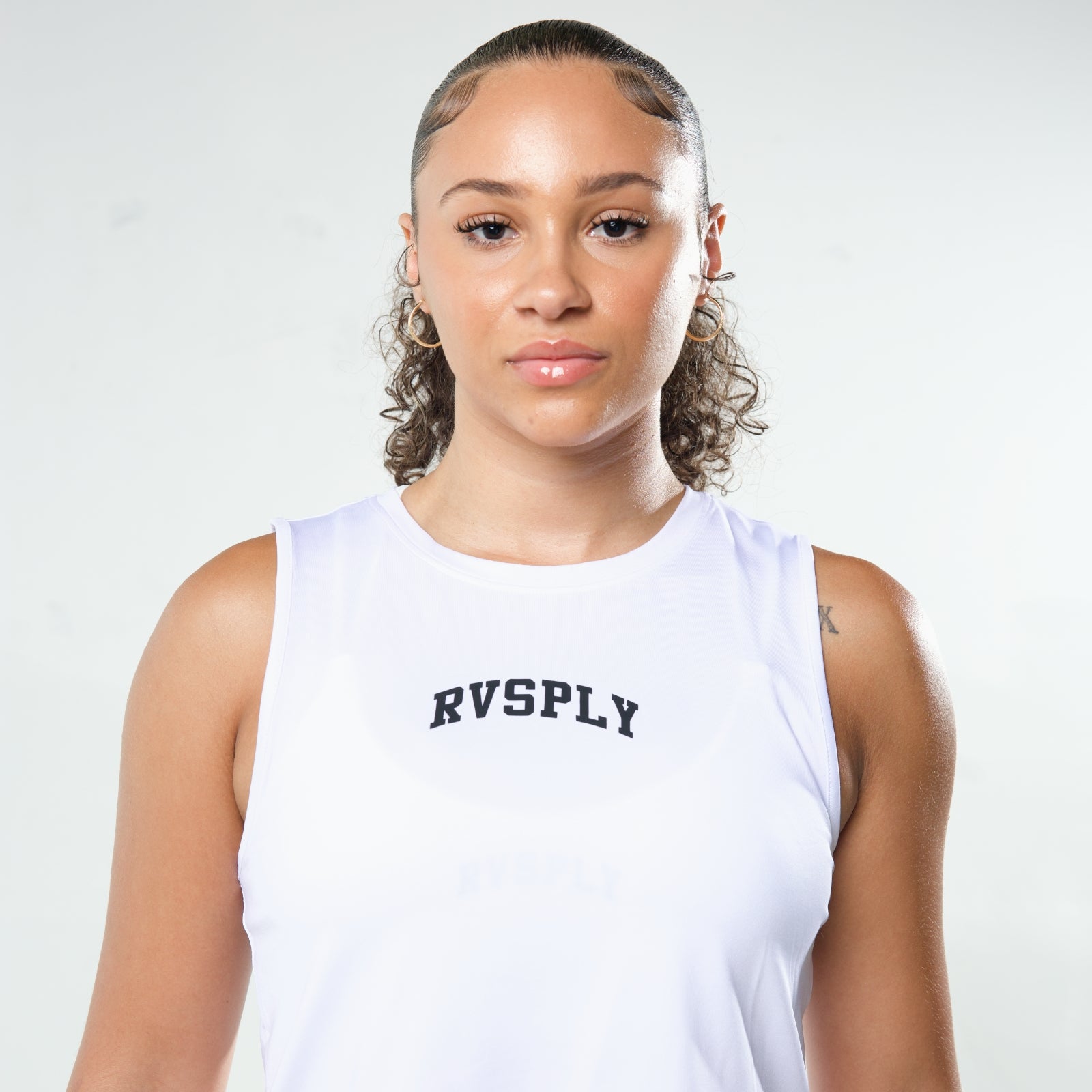 RVSPLY PACE TANK TOP -  WHITE