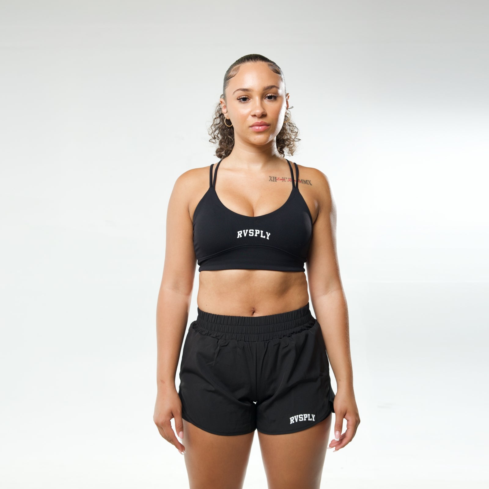 RVSPLY PACE SPORT BRA -  BLACK-3