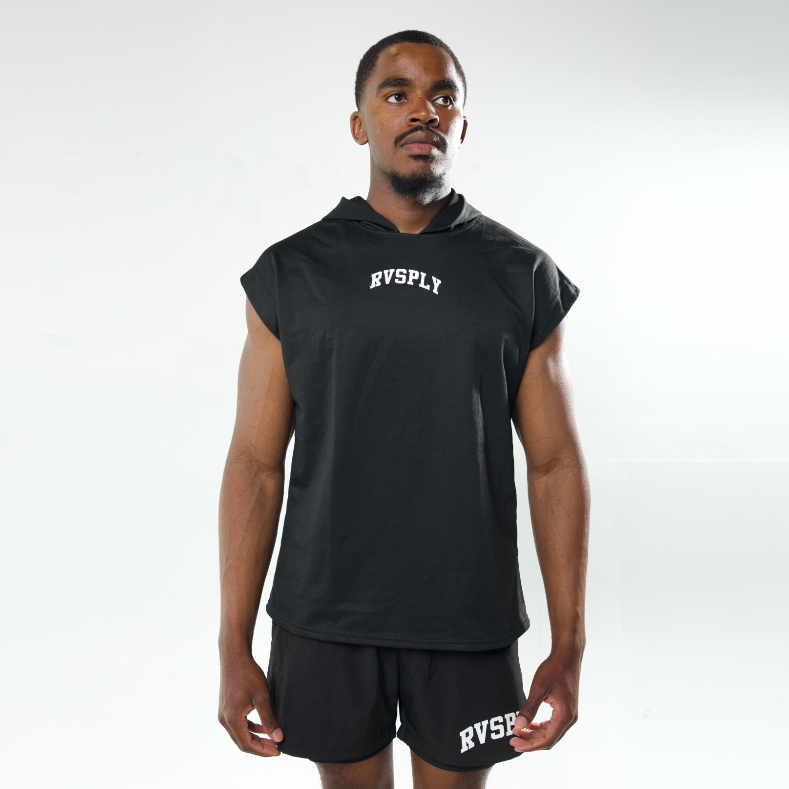 RVSPLY SLEEVELESS SHIRT - BLACK-2
