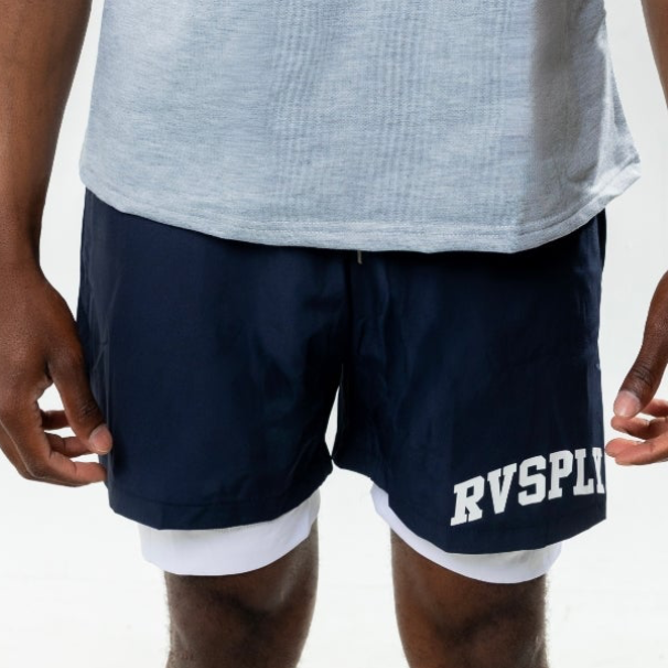 RVSPLY 2 in 1 Shorts - Navy