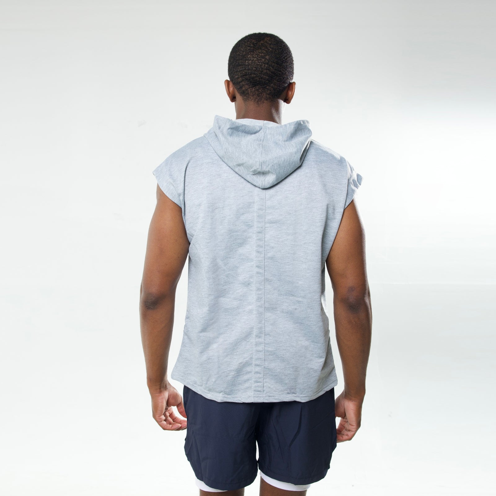 RVSPLY SLEEVELESS SHIRT - GRAY-2