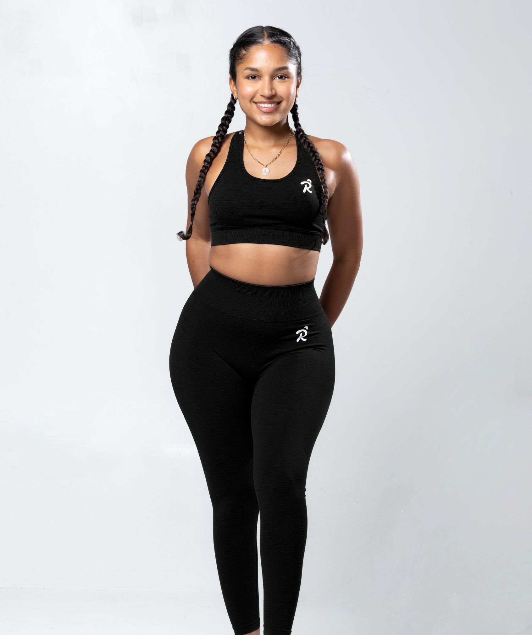 CORE SPORT BRA - BLACK-2