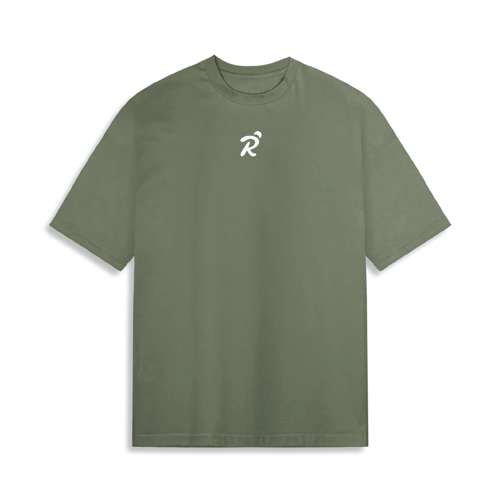 ESSENTIAL OVERSIZED TEE - OLIVE GREEN