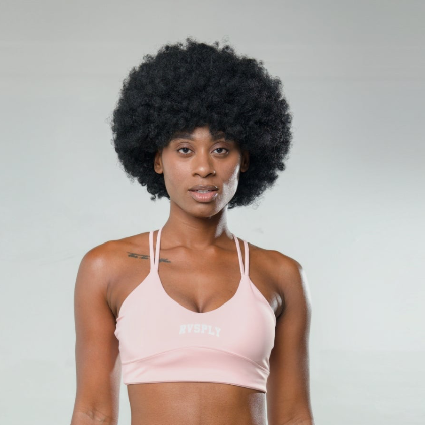 RVSPLY PACE SPORT BRA -  PINK