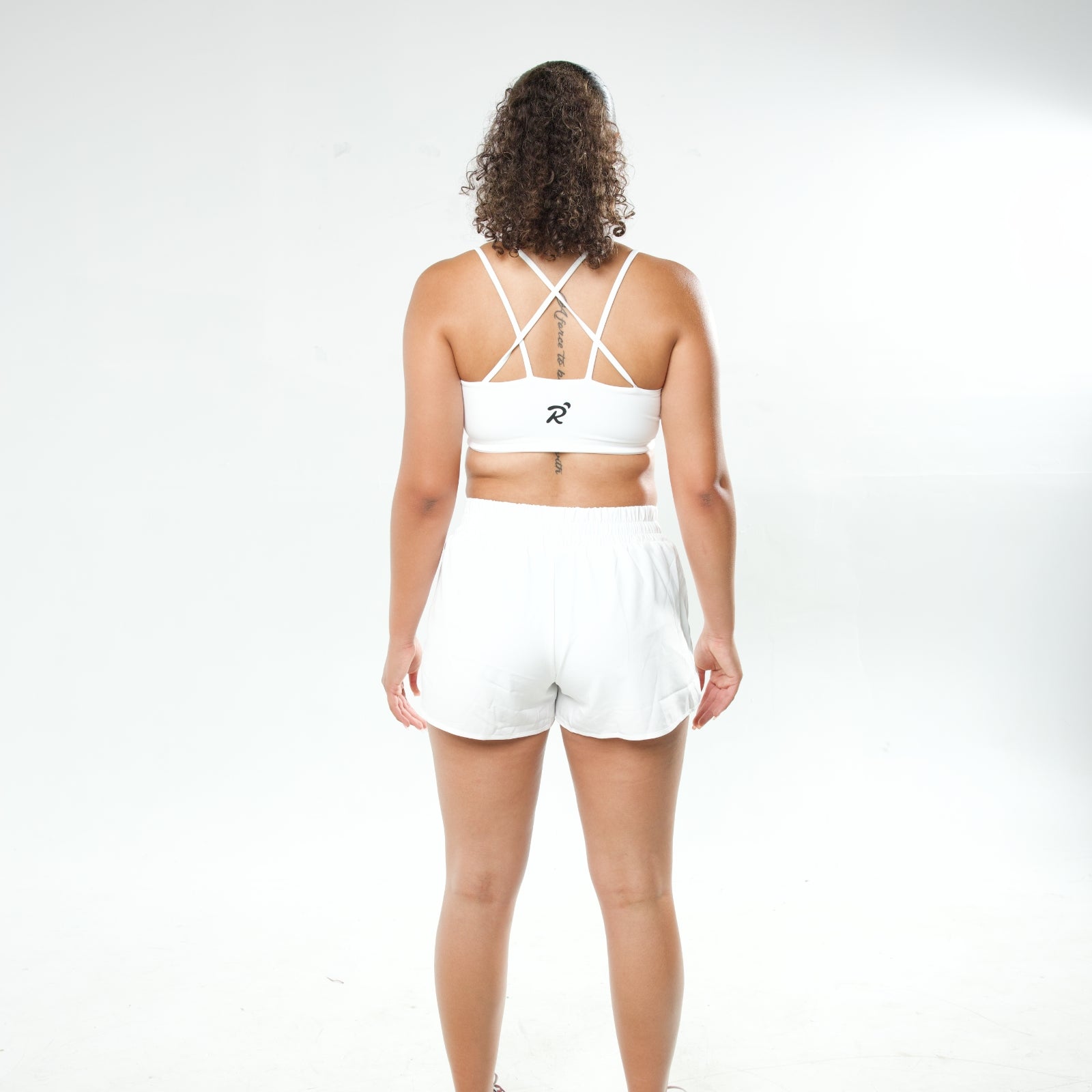 RVSPLY WOMENS PACE LINER SHORTS - WHITE-2