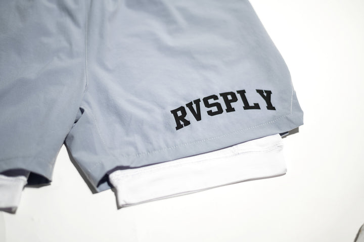 RVSPLY 2 in 1 Shorts - GRAY
