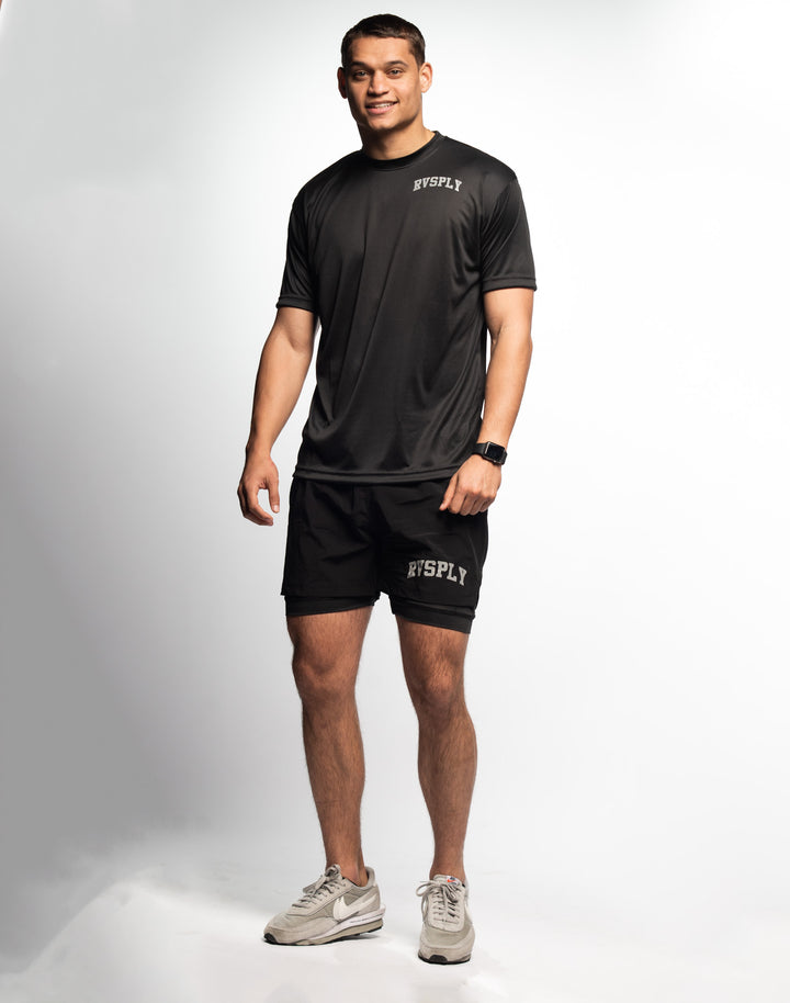 RVSPLY SHORT SLEEVE - BLACK